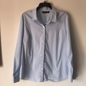 Fitted Pin Stripe Button Down